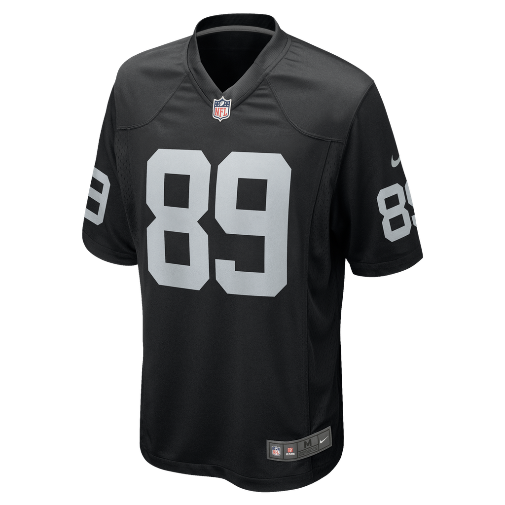 Men's Las Vegas Raiders Brock Bowers Nike  White Game Jersey