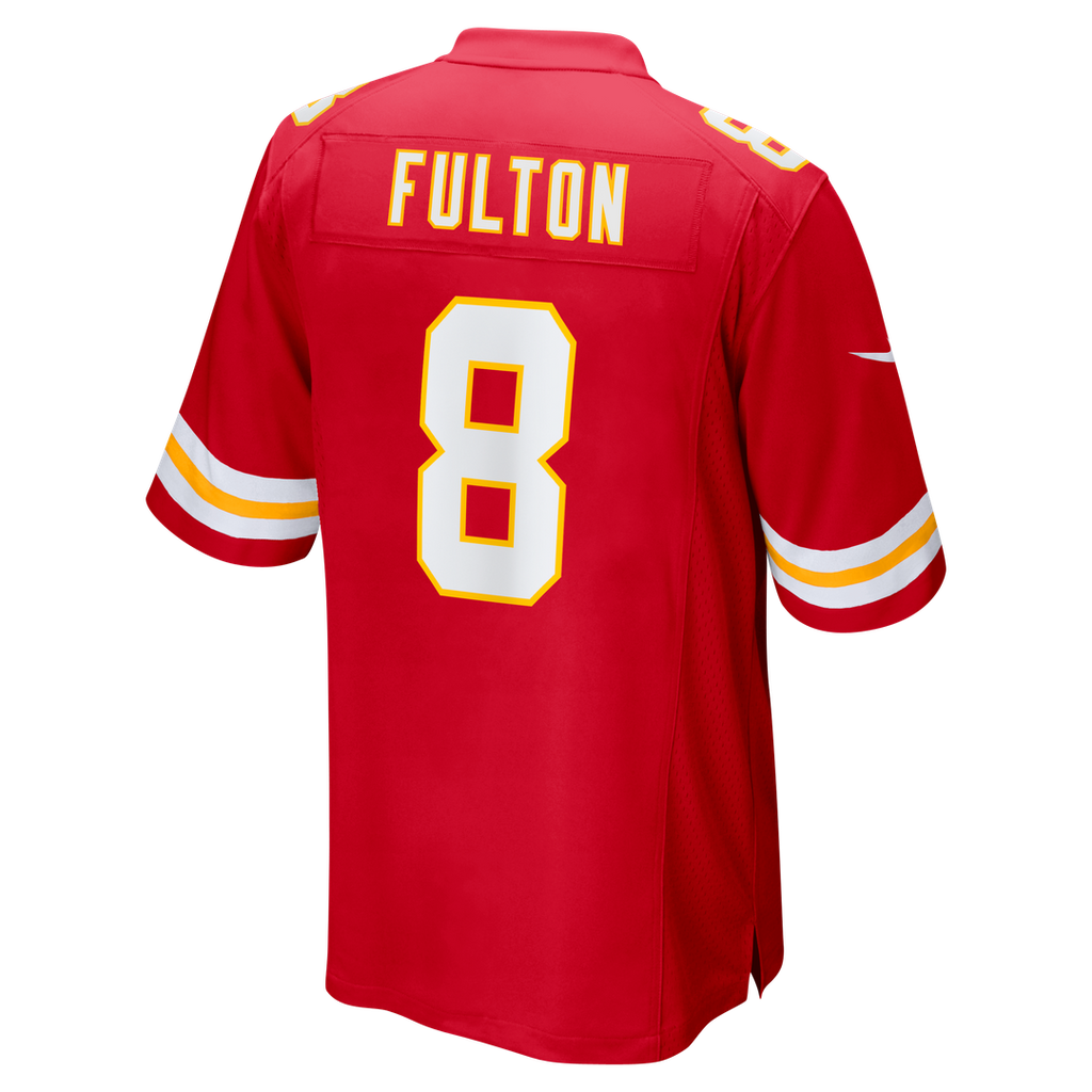 Men's Kansas City Chiefs Kristian Fulton Nike  Red Team Game Jersey