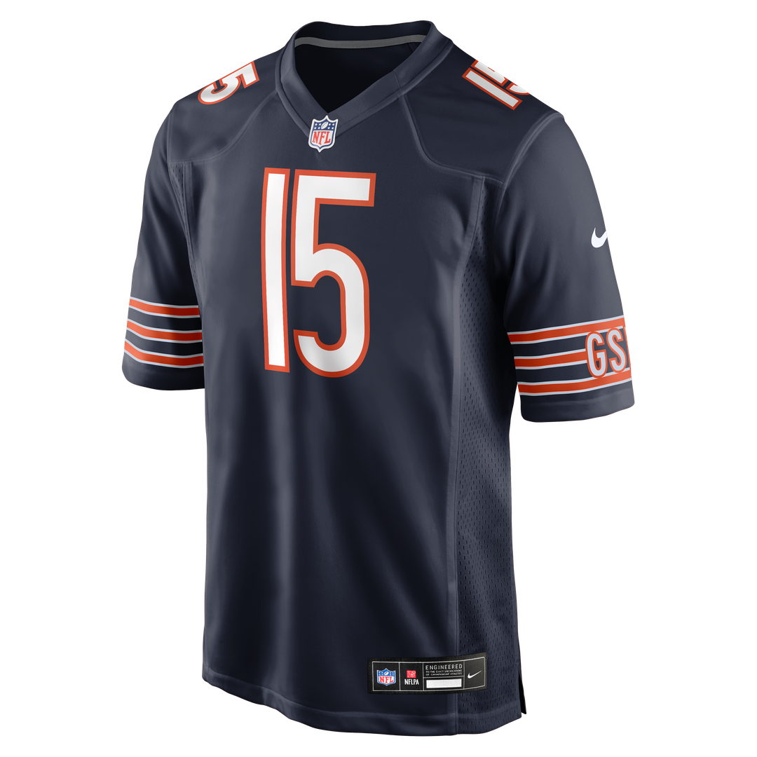 Men's Chicago Bears Rome Odunze Nike Navy  Player Game Jersey