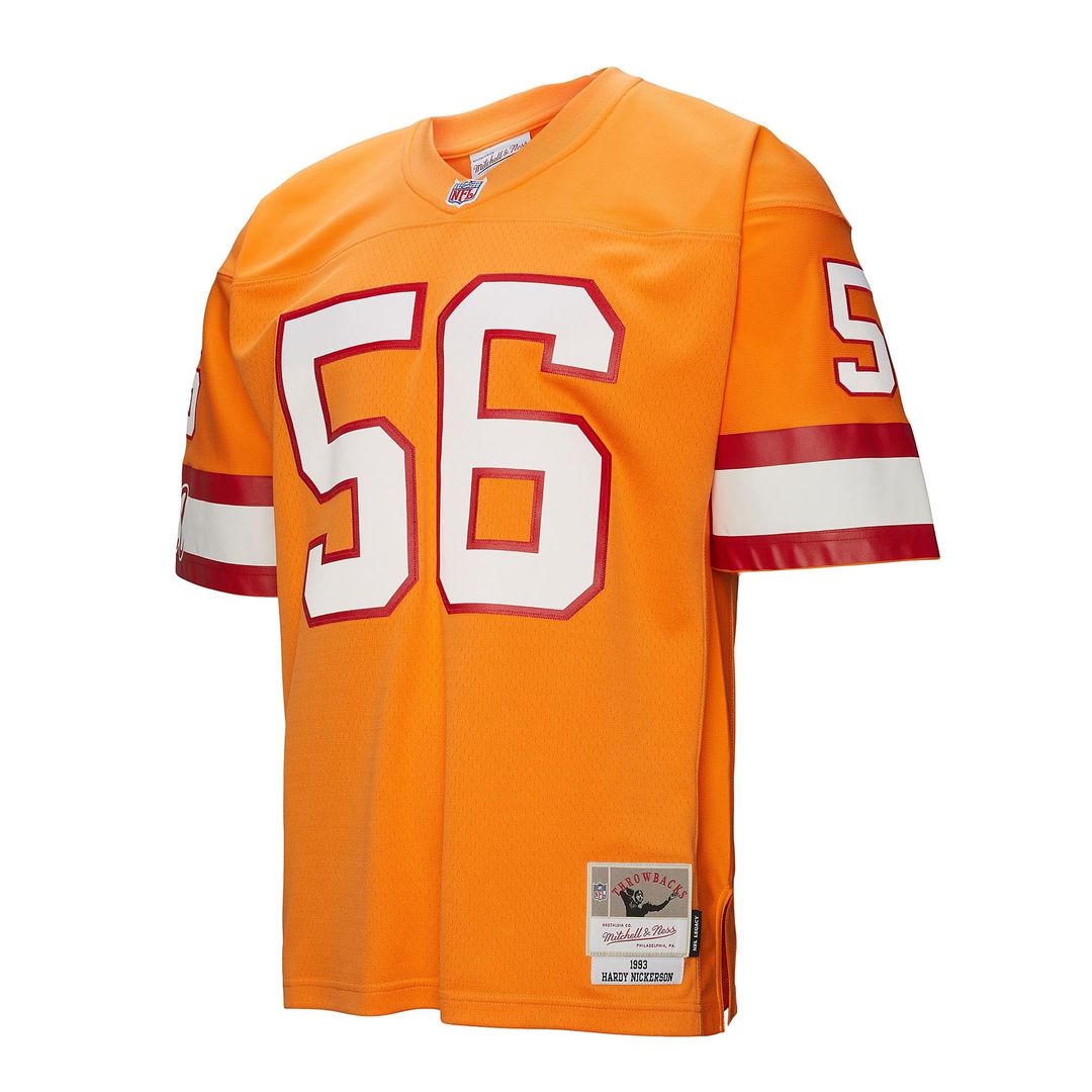 Men's Tampa Bay Buccaneers Hardy Nickerson Mitchell & Ness Orange 1993 Legacy Replica Jersey