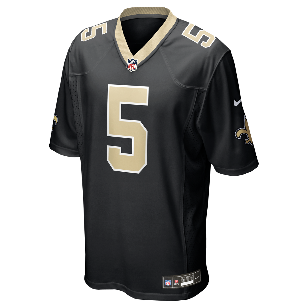 Men's New Orleans Saints Kendre Miller Nike  Black Team Game Jersey