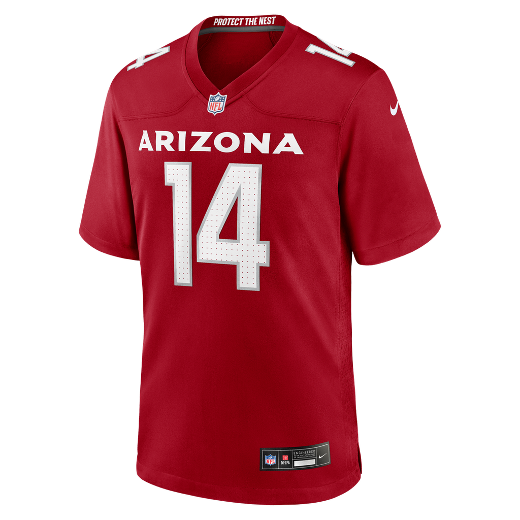 Men's Arizona Cardinals Michael Wilson Nike  Cardinal Team Game Jersey