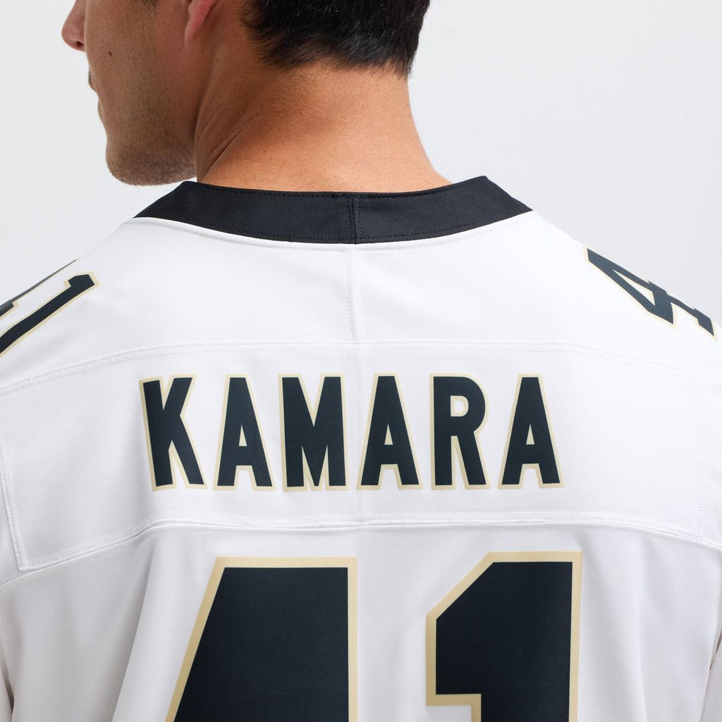 Men's New Orleans Saints Alvin Kamara Nike White Vapor F.U.S.E. Limited Jersey