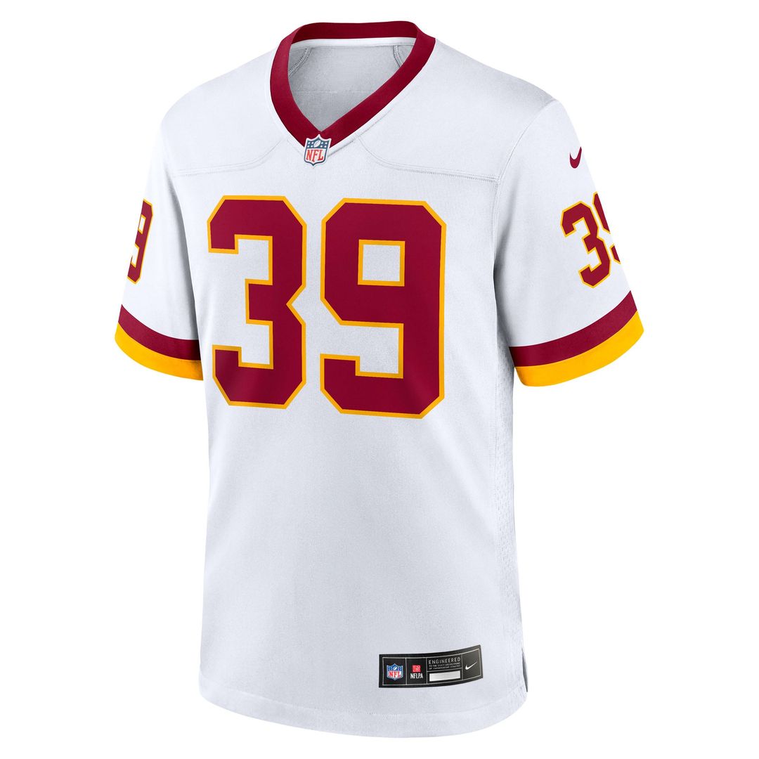 Men's Washington Commanders Jeremy Reaves Nike White Game Super Bowl Era Jersey