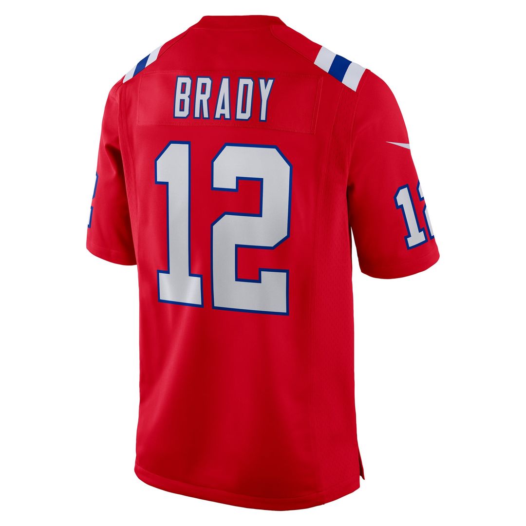 Men's New England Patriots Tom Brady Nike White Retired Game Jersey