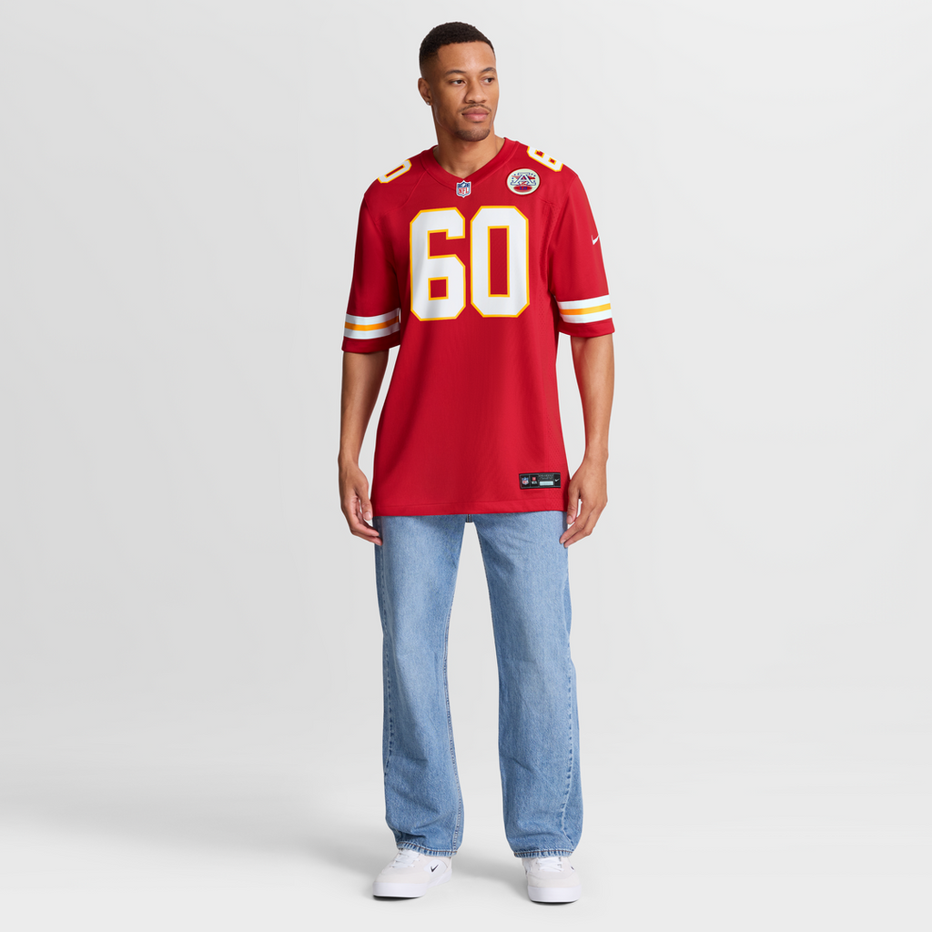 Men's Kansas City Chiefs Hunter Nourzad Nike  Red  Game Jersey