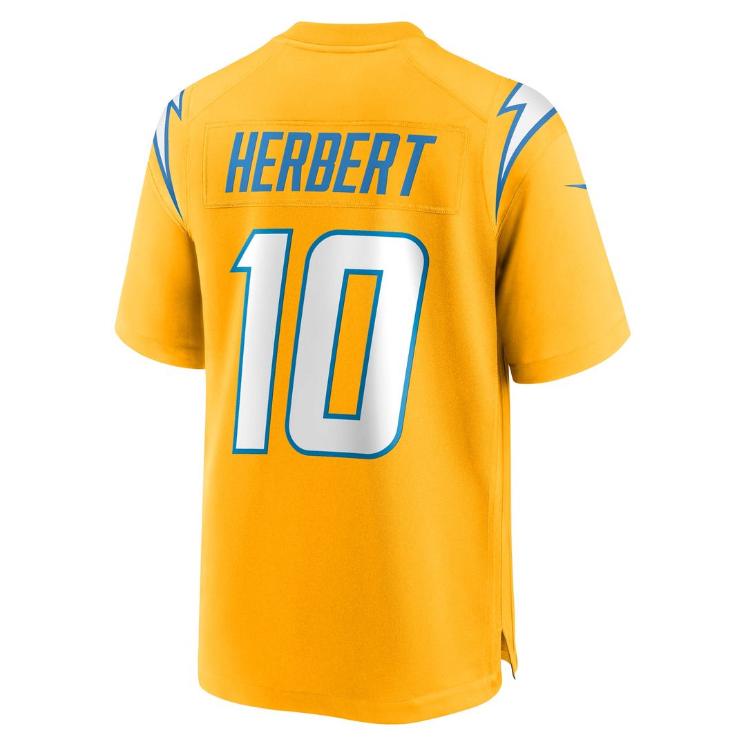 Men's Los Angeles Chargers Justin Herbert Nike Navy Alternate Super Chargers Game Player Jersey