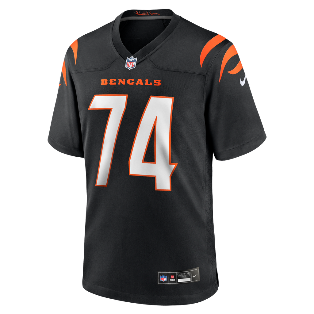 Men's Cincinnati Bengals Jalen Rivers Nike  Black Team Game Jersey
