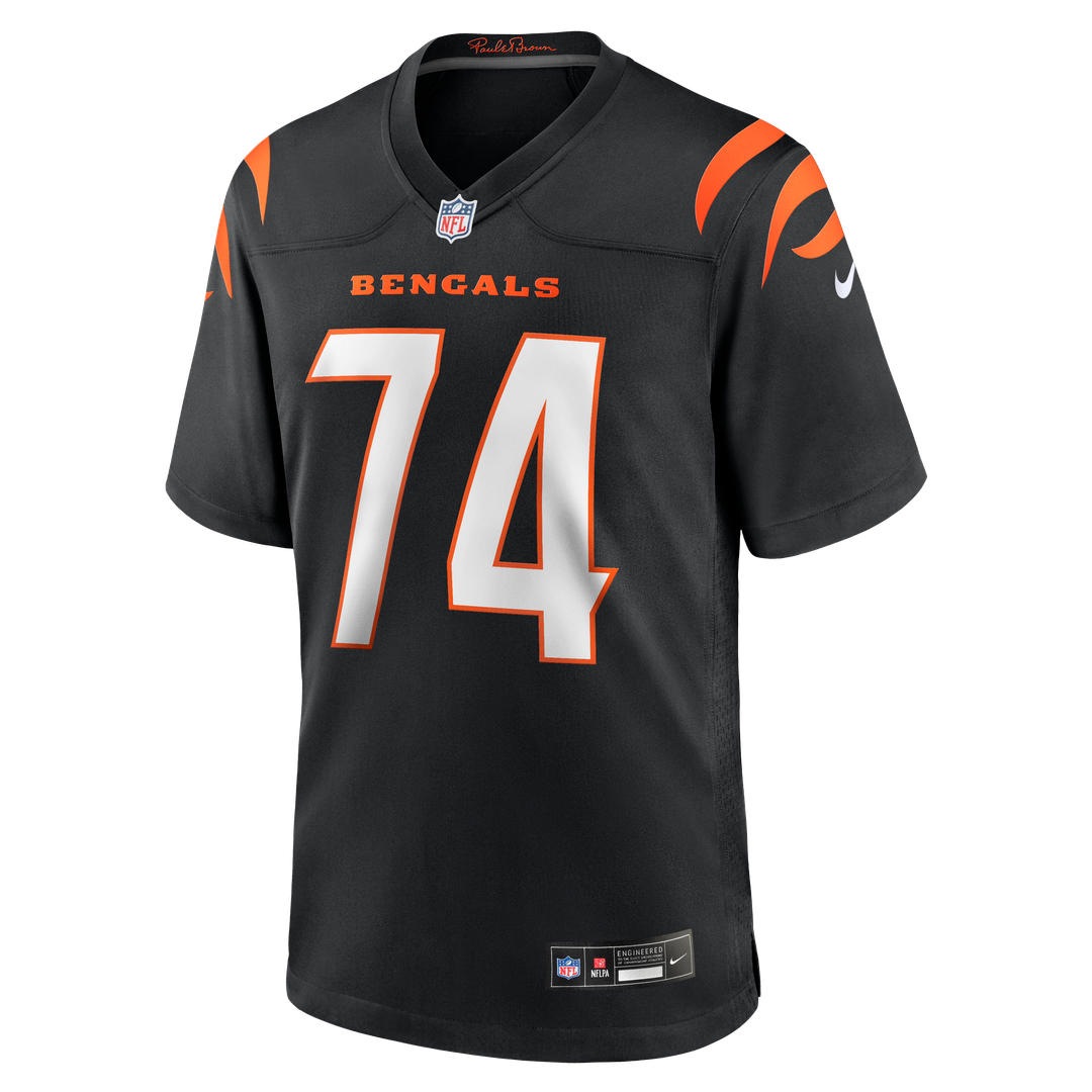 Men's Cincinnati Bengals Jalen Rivers Nike  Black Team Game Jersey