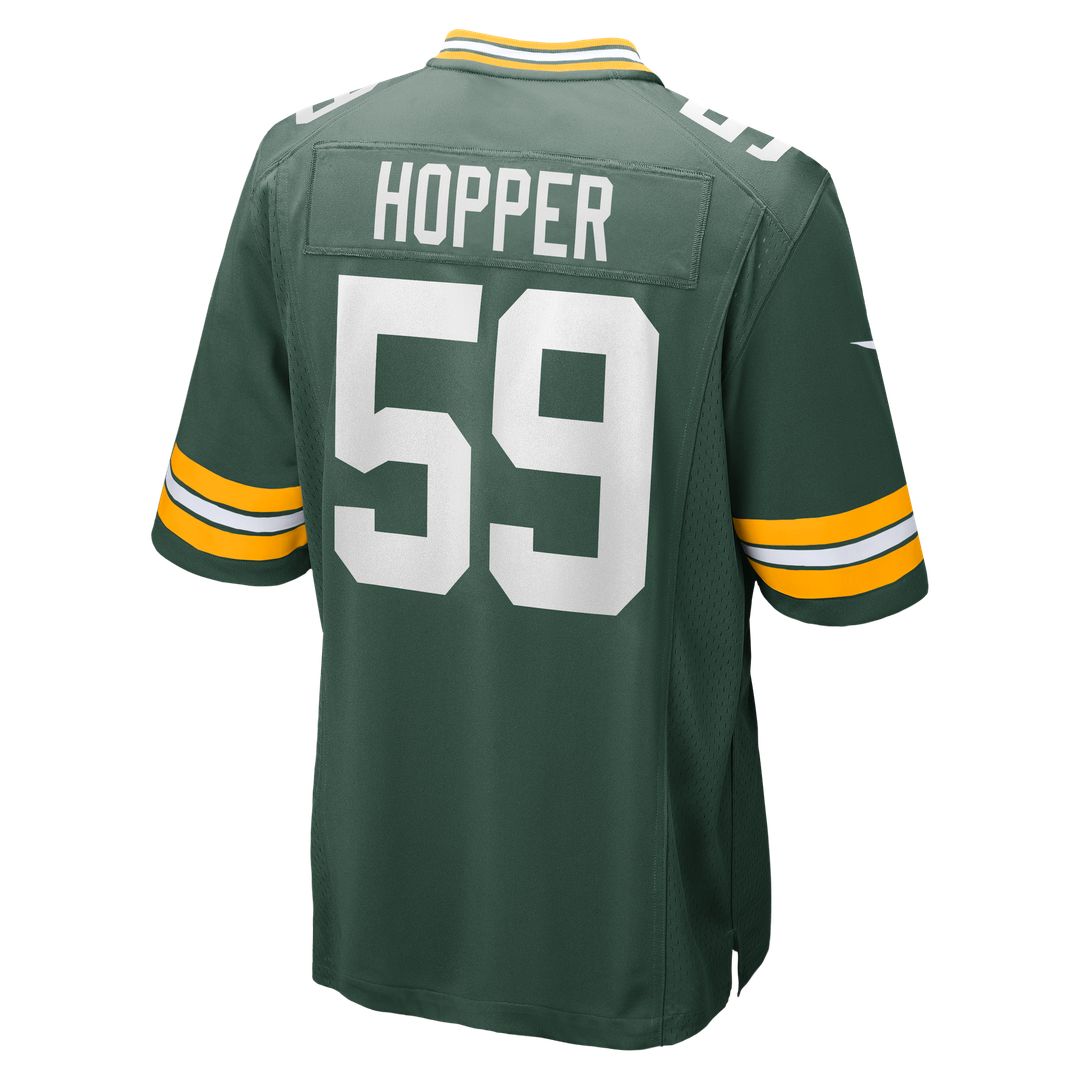 Men's Green Bay Packers Ty'Ron Hopper Nike  Green  Game Jersey