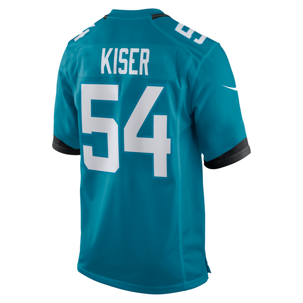 Men's Jacksonville Jaguars Jack Kiser Nike  Teal Team Game Jersey