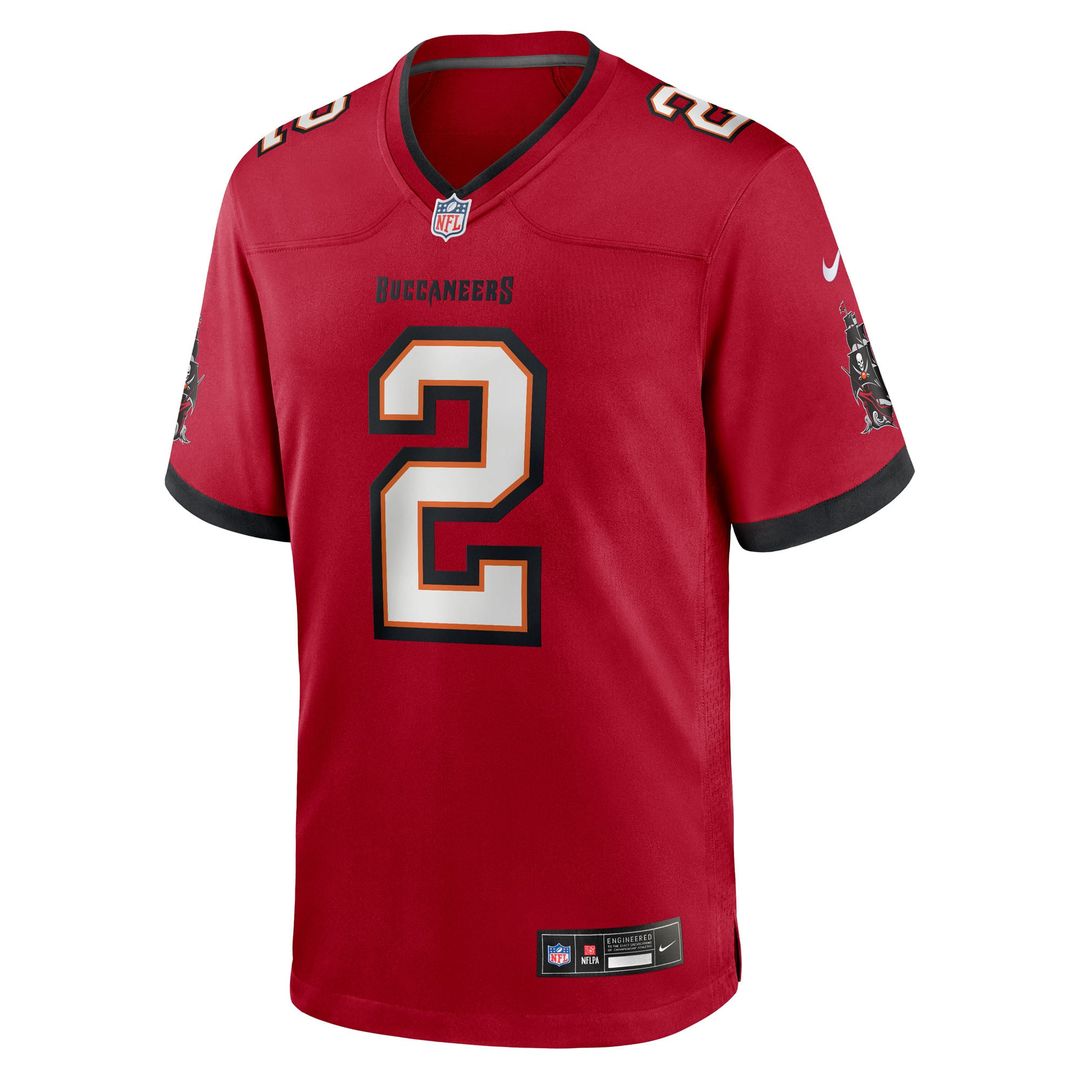 Men's  Tampa Bay Buccaneers Emeka Egbuka Nike Red Team  Game Jersey