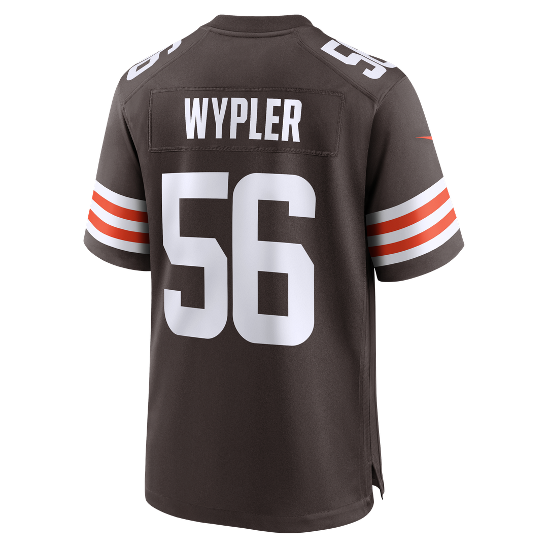 Men's Cleveland Browns Luke Wypler Nike  Brown Team Game Jersey