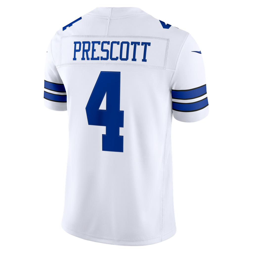 Men's Dallas Cowboys Dak Prescott Nike White Vapor F.U.S.E. Stitched Limited Jersey