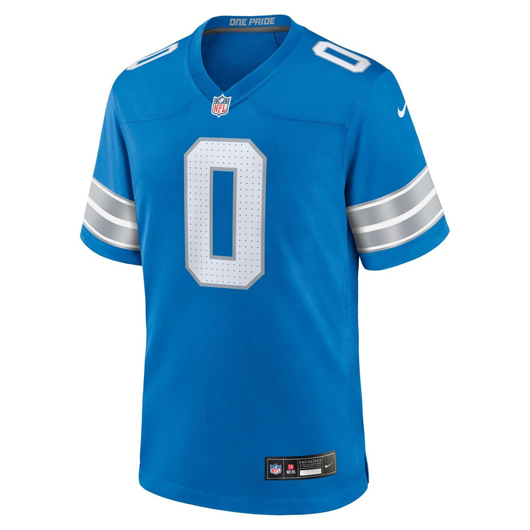 Men's Detroit Lions Jahmyr Gibbs Nike Blue Game Player Jersey