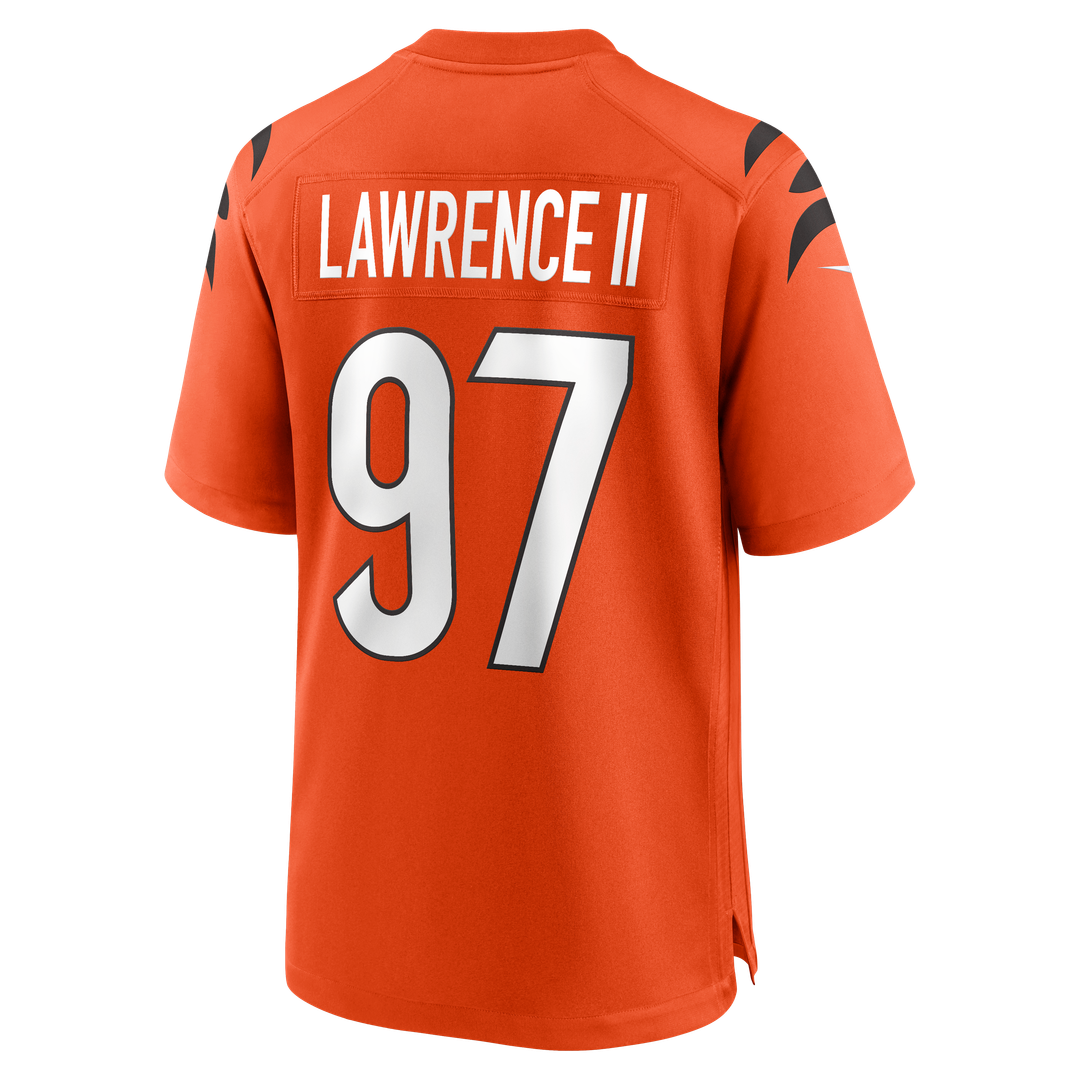 Men's Cincinnati Bengals Dexter Lawrence II Nike Black Game Jersey