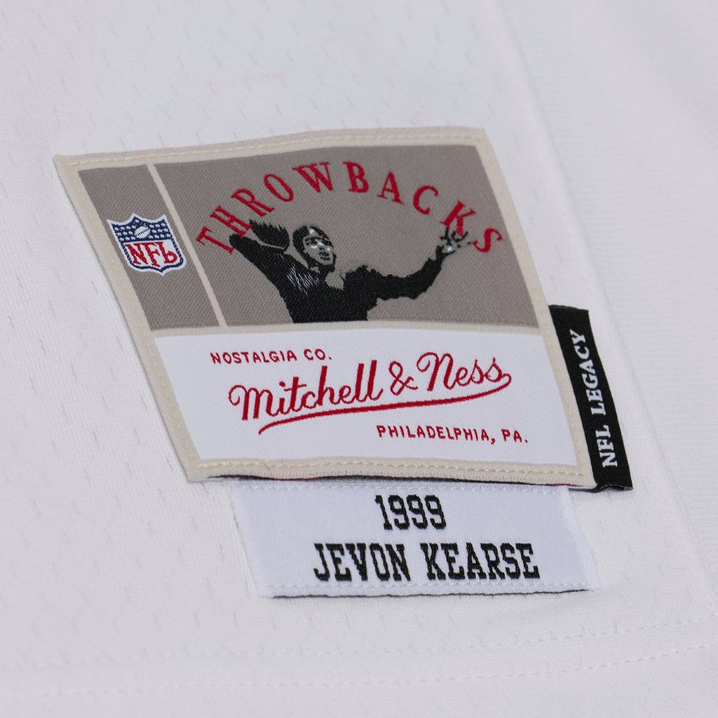 Men's Tennessee Titans Jevon Kearse Mitchell & Ness White Retired Legacy Replica Player Jersey