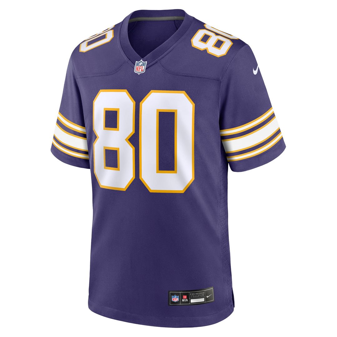 Men's Minnesota Vikings Cris Carter Nike Purple Retired Player Alternate Game Jersey
