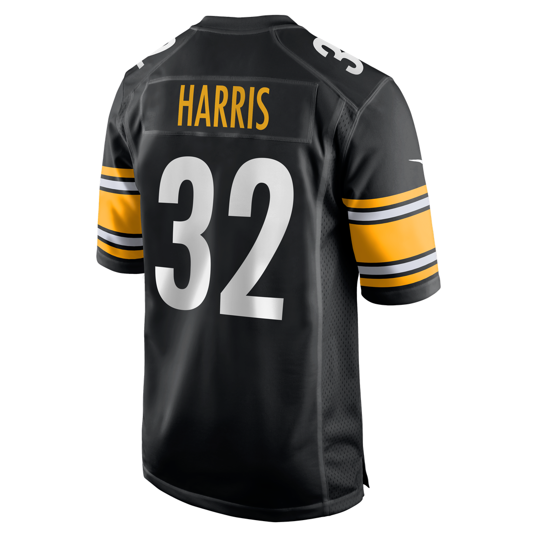 Men's Pittsburgh Steelers Franco Harris Nike Black Game Retired Player Jersey