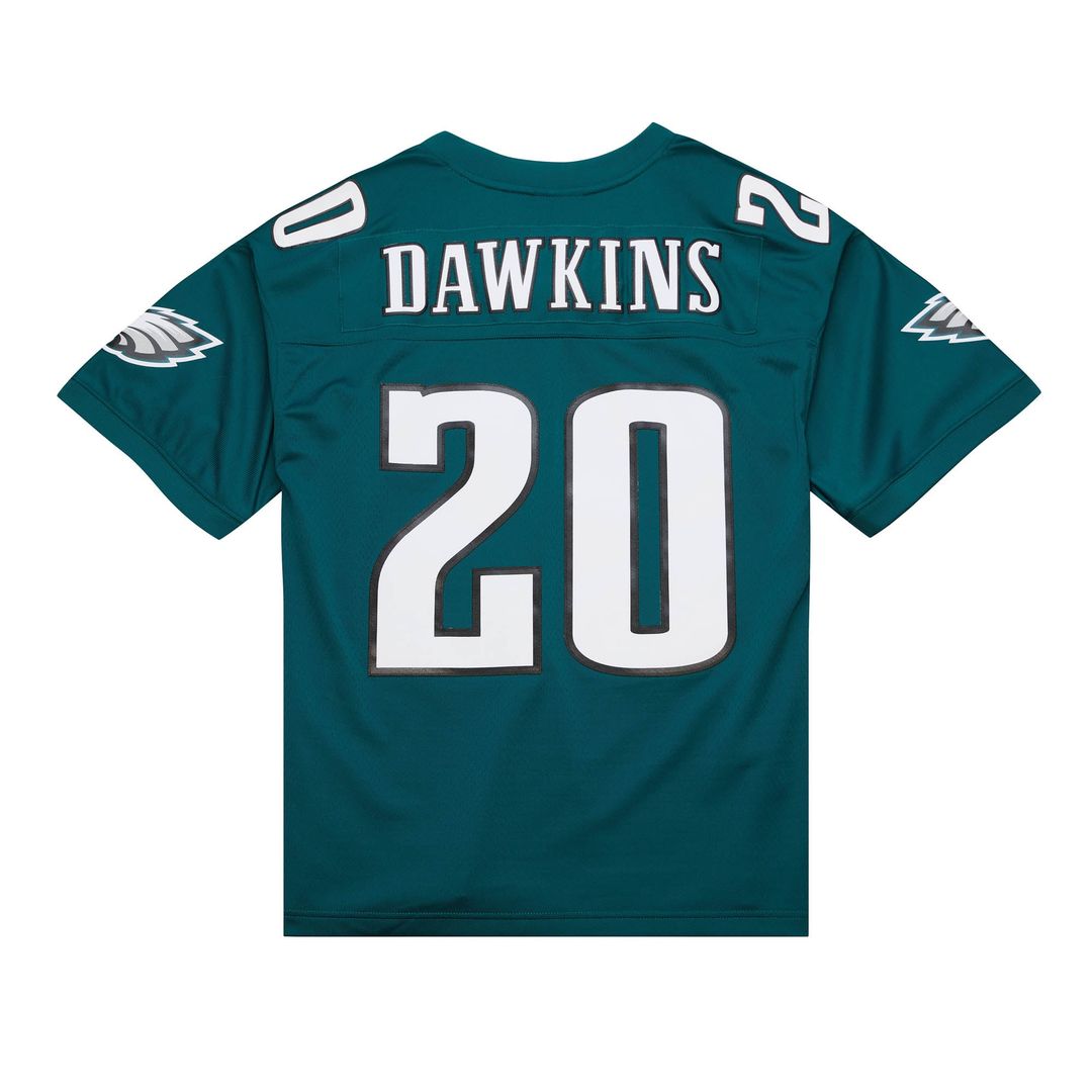 Men's Philadelphia Eagles Brian Dawkins Mitchell & Ness Green Legacy Replica Jersey