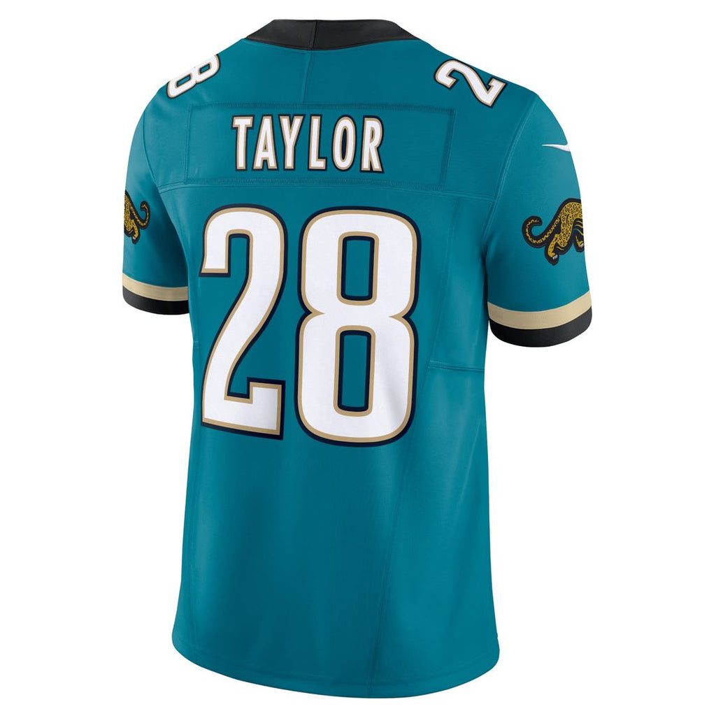 Men's Jacksonville Jaguars Fred Taylor Nike Teal Prowler Throwback Vapor F.U.S.E. Limited Retired Player Jersey