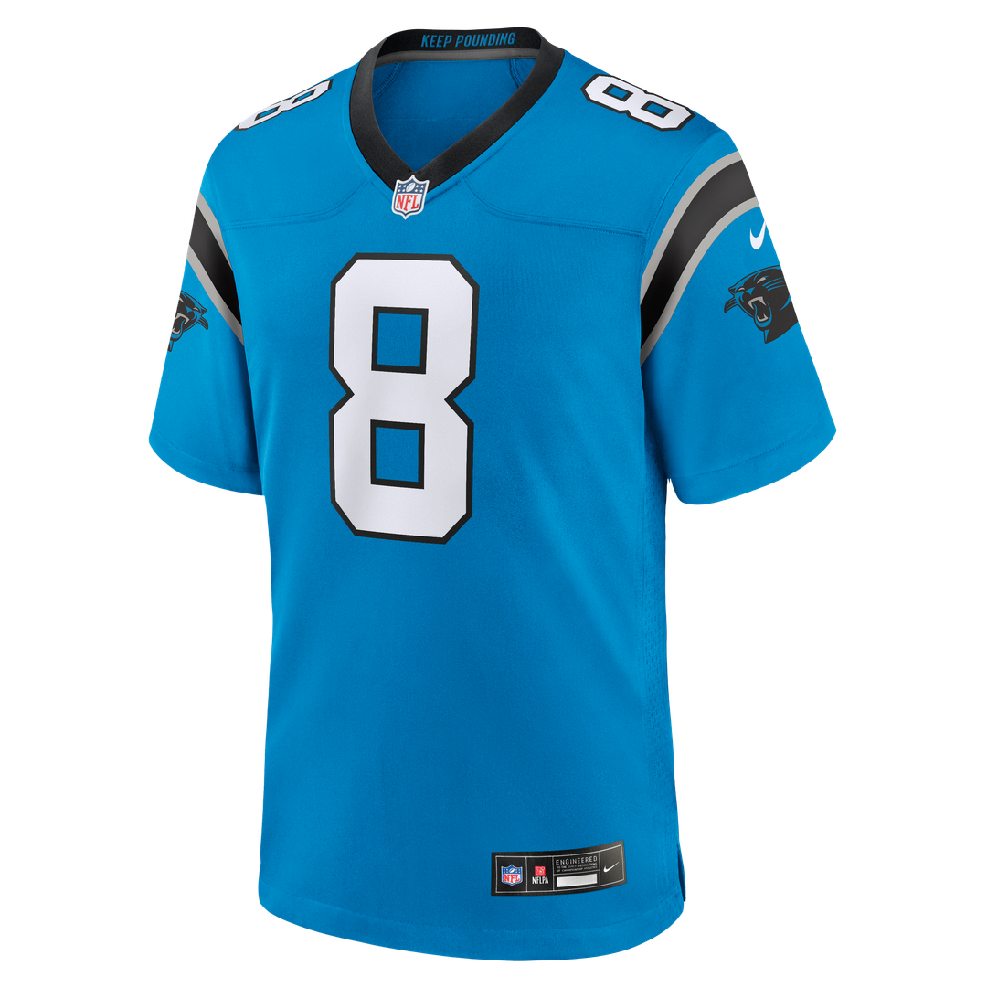 Men's Carolina Panthers Jaycee Horn Nike Blue Alternate Game Jersey