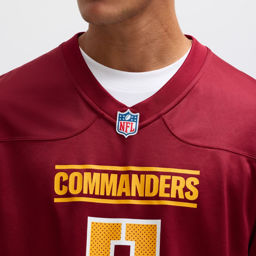 Men's Washington Commanders Jayden Daniels Nike Burgundy  Player Game Jersey