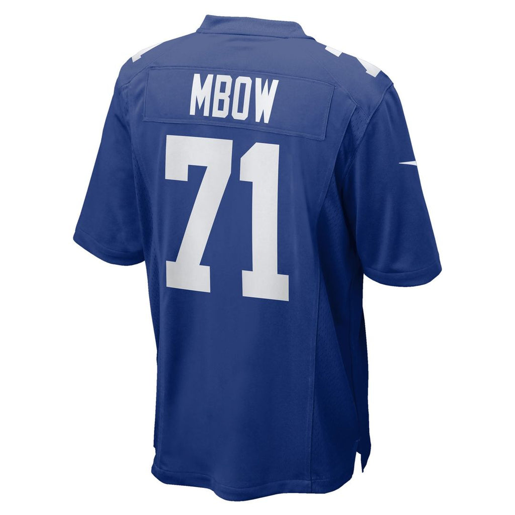 Men's New York Giants Marcus Mbow Nike  Royal Team Game Jersey