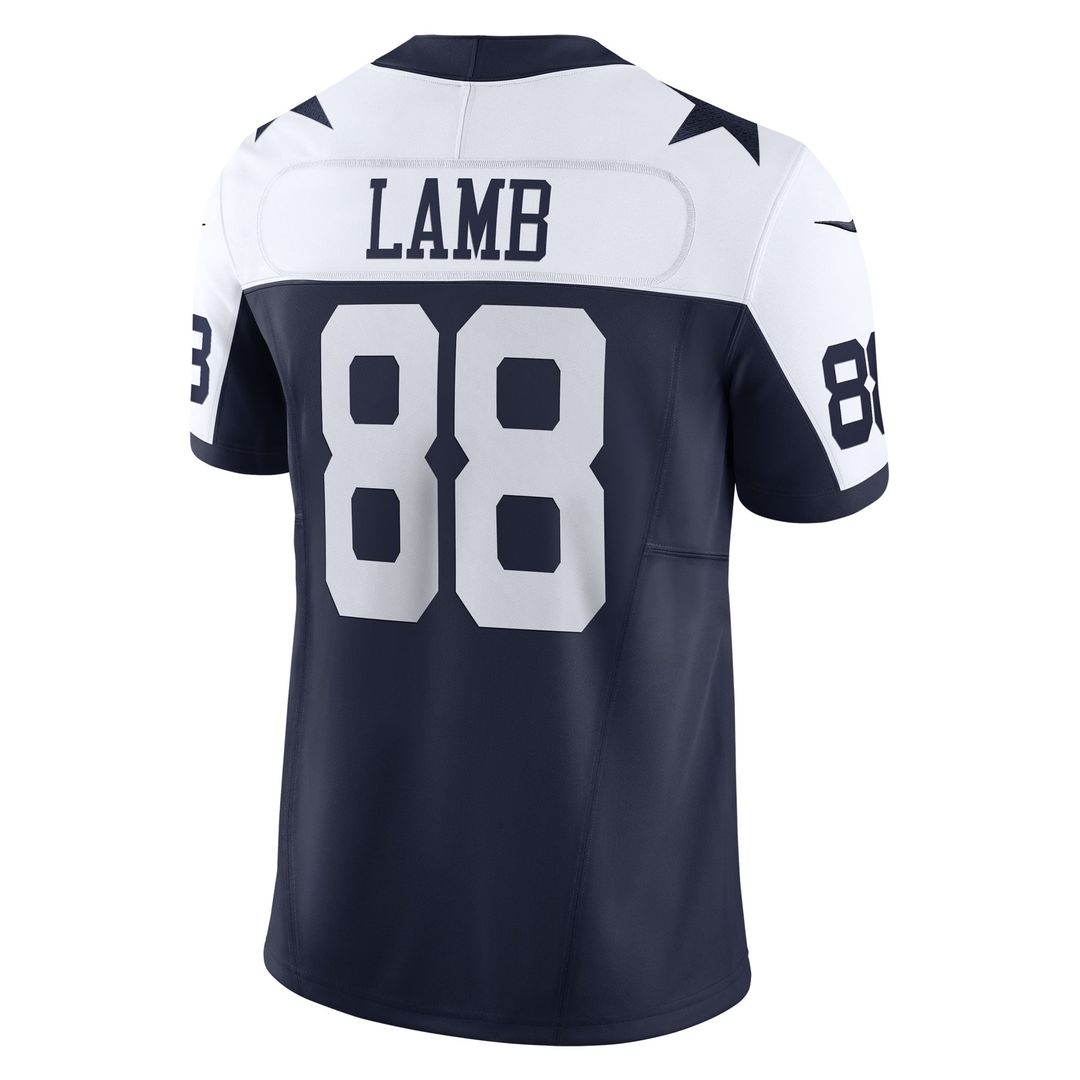Men's Dallas Cowboys CeeDee Lamb Nike White Vapor F.U.S.E. Limited Jersey