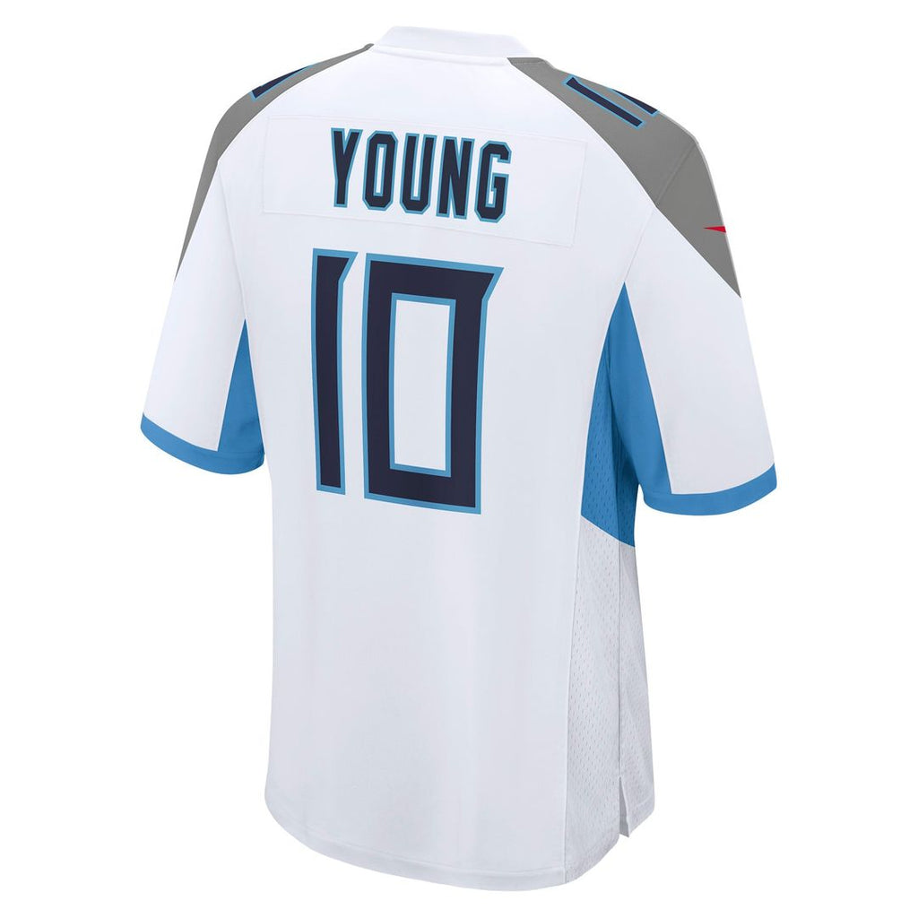 Men's Tennessee Titans Vince Young Nike White Retired Player Game Jersey