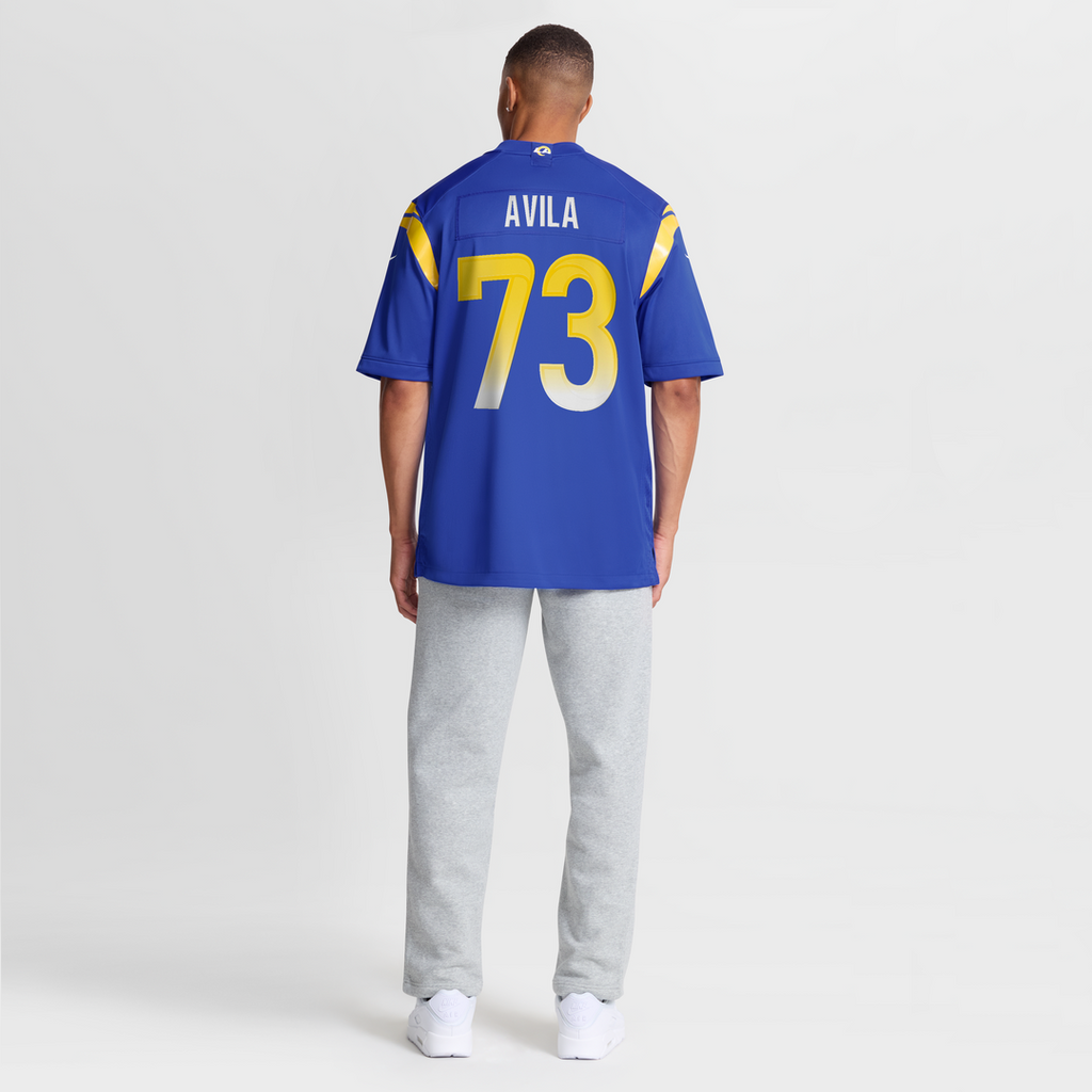 Men's Los Angeles Rams Steve Avila Nike Royal Home Game Jersey