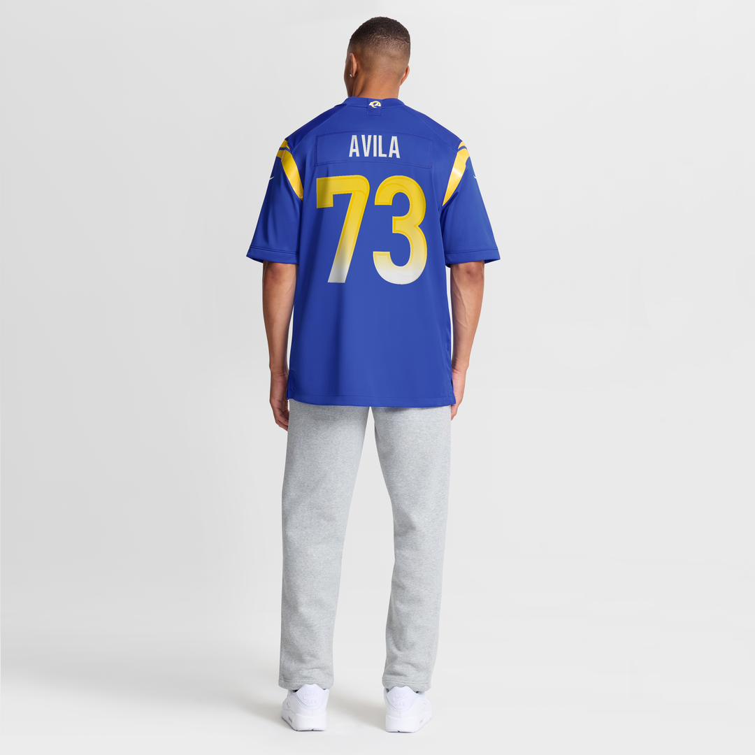 Men's Los Angeles Rams Steve Avila Nike Royal Home Game Jersey