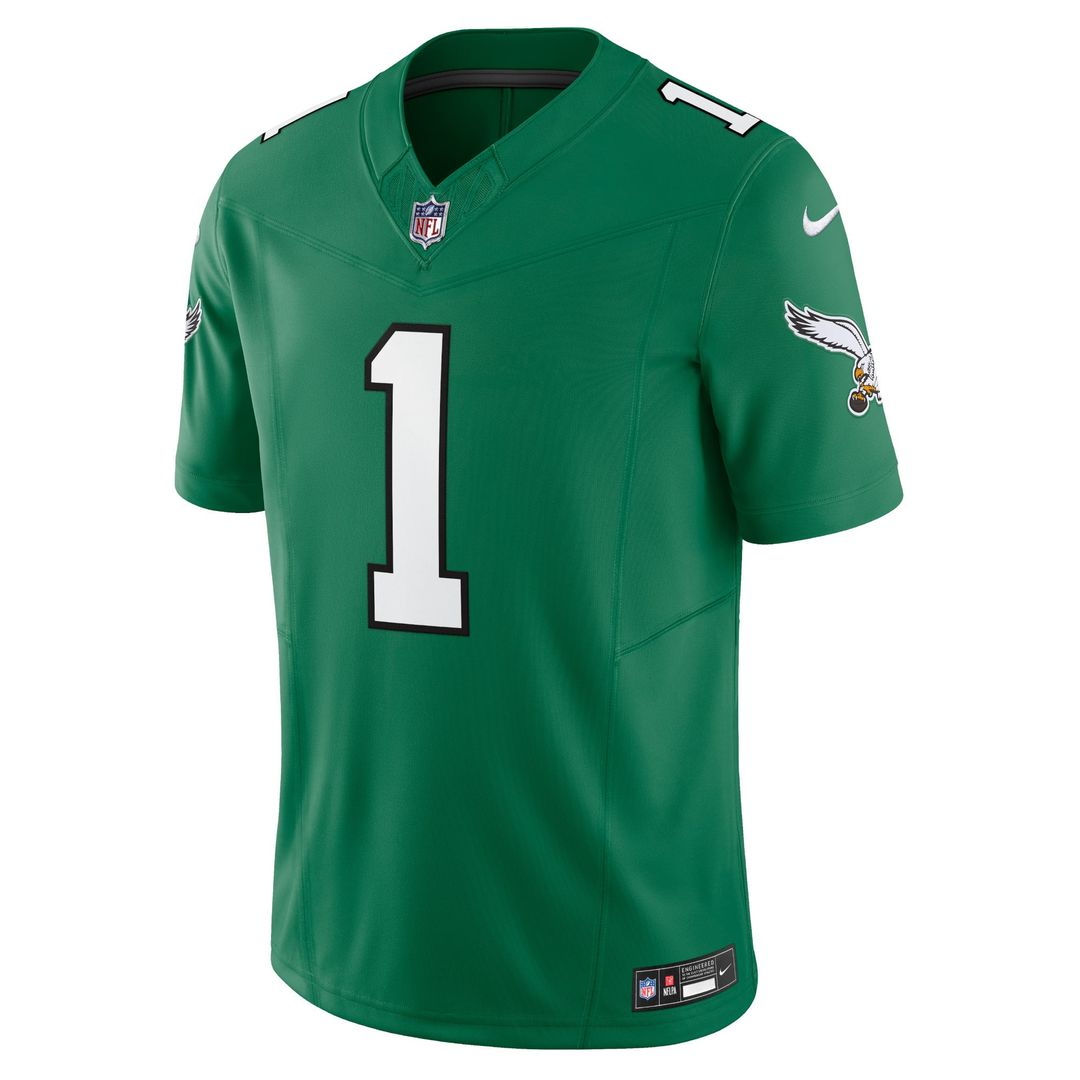 Men's Philadelphia Eagles Jalen Hurts Nike Black Alternate Vapor F.U.S.E. Limited Jersey