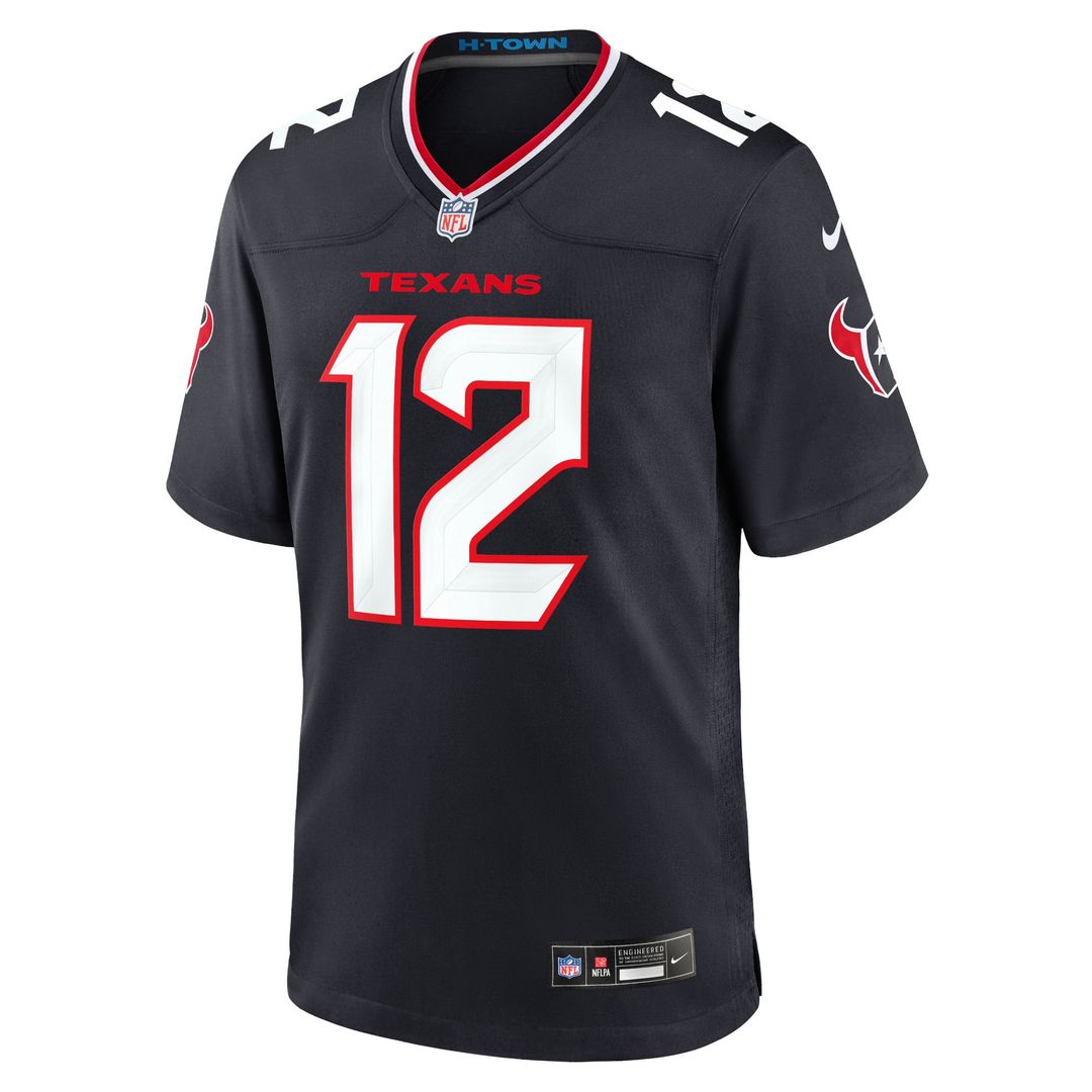 Men's Houston Texans Nico Collins Nike  Red Alternate Game Jersey