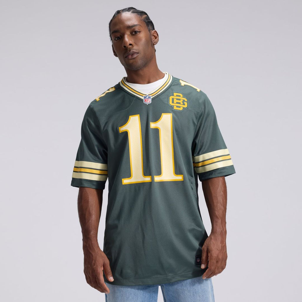 Men's Green Bay Packers Jayden Reed Nike Green 2026 Rivalries Collection Game Jersey