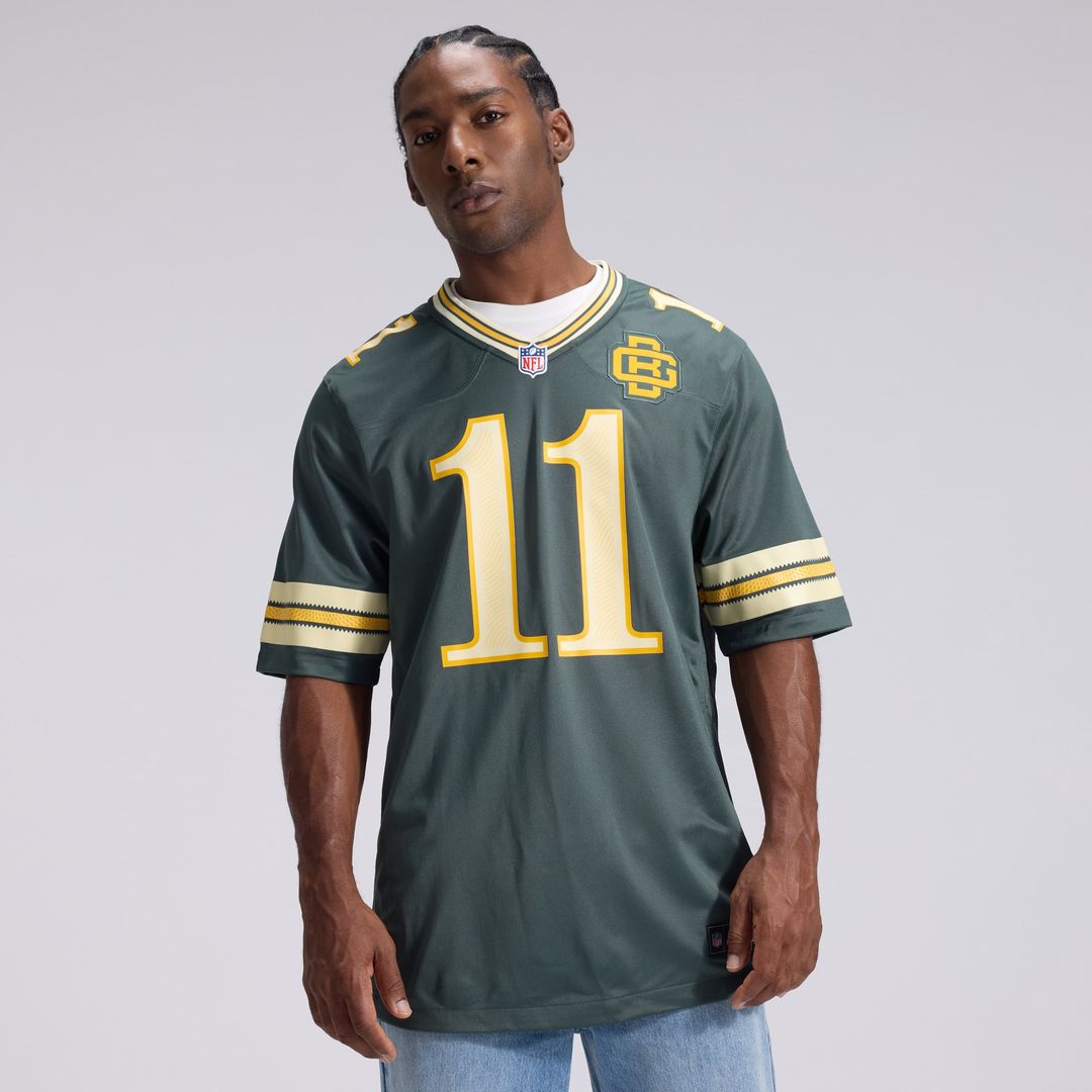 Men's Green Bay Packers Jayden Reed Nike Green 2026 Rivalries Collection Game Jersey