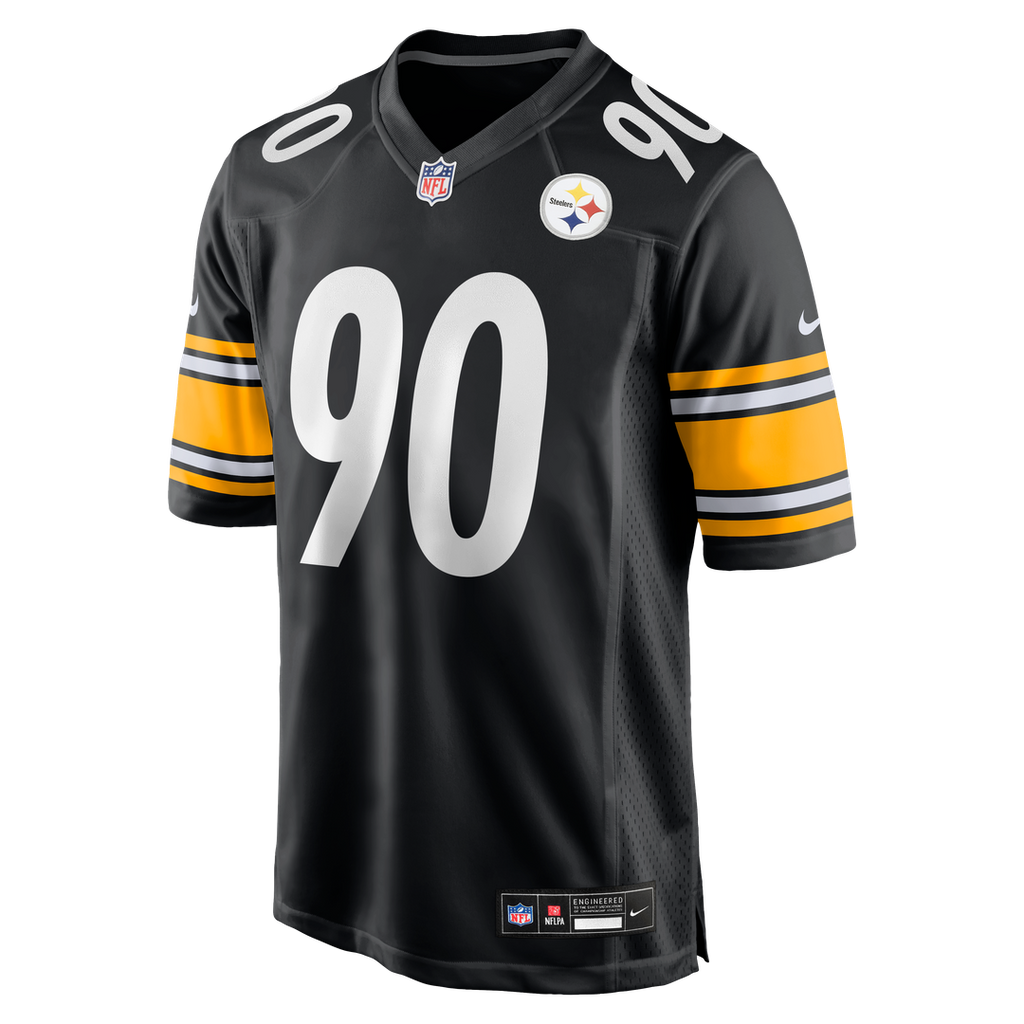Men's Pittsburgh Steelers T.J. Watt Nike Black Game Jersey