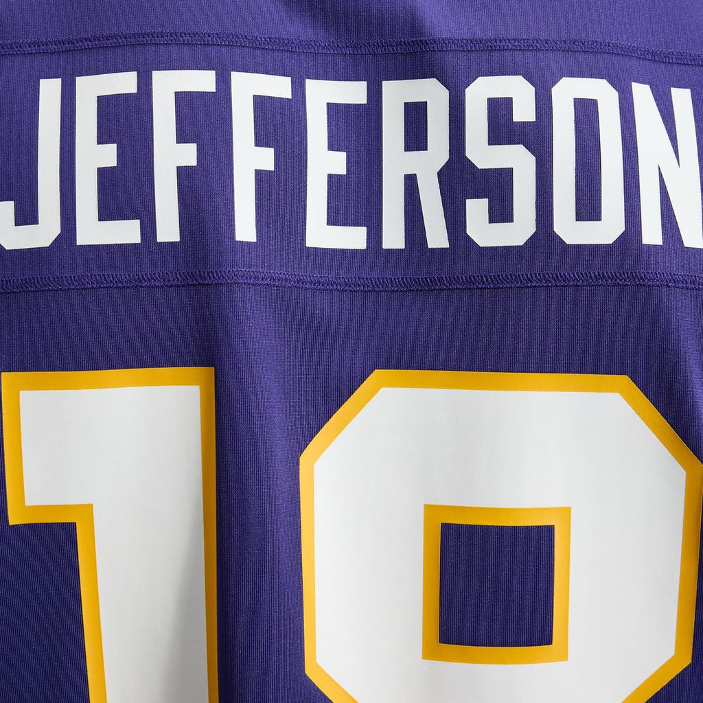 Men's Minnesota Vikings Justin Jefferson Nike White Alternate Game Player Jersey