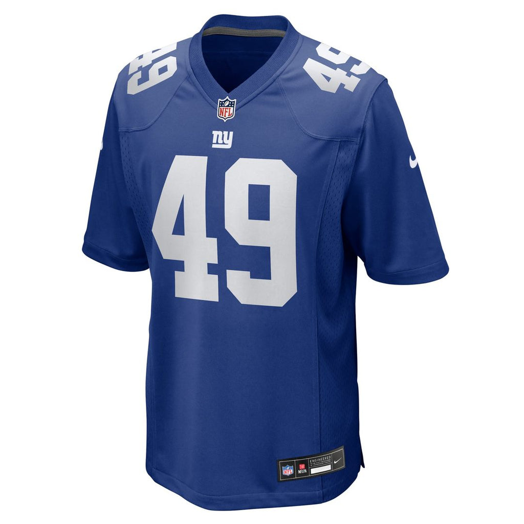 Men's New York Giants Chris Board Nike  Royal Team Game Jersey