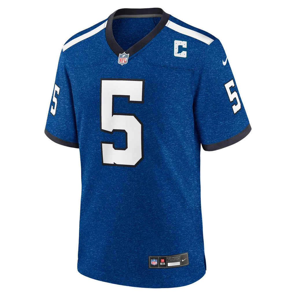 Men's Indianapolis Colts Anthony Richardson Sr. Nike Royal Alternate Indiana Nights Game Jersey