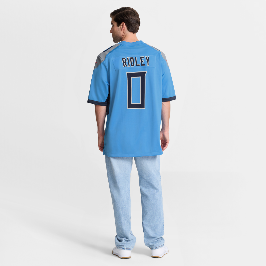 Men's Tennessee Titans Calvin Ridley Nike  Light Blue Team Game Jersey