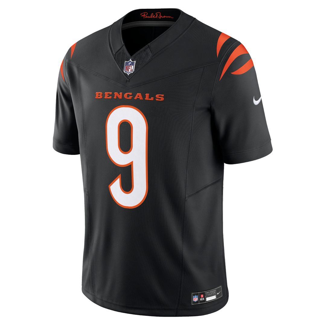 Men's Cincinnati Bengals Joe Burrow Nike Orange Vapor F.U.S.E. Limited Jersey