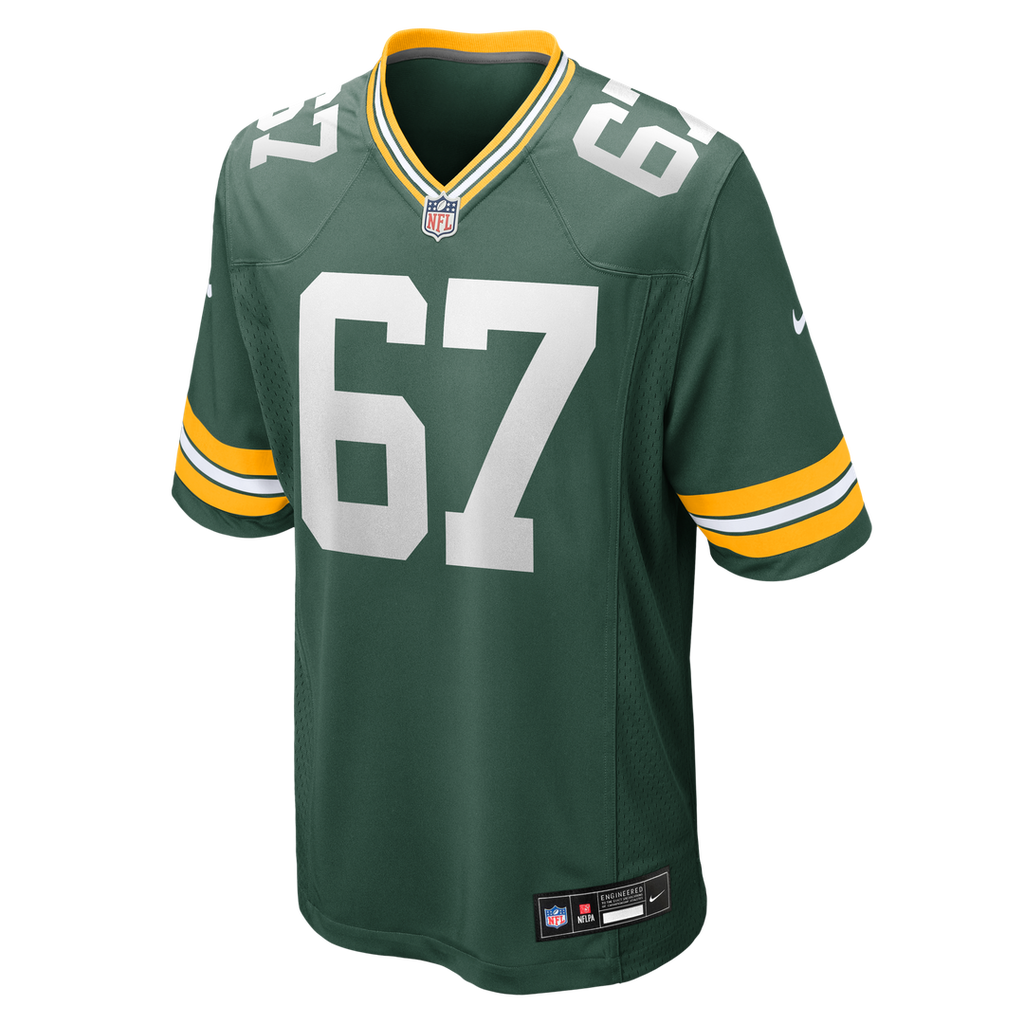 Men's Green Bay Packers Donovan Jennings Nike  Green Team Game Jersey