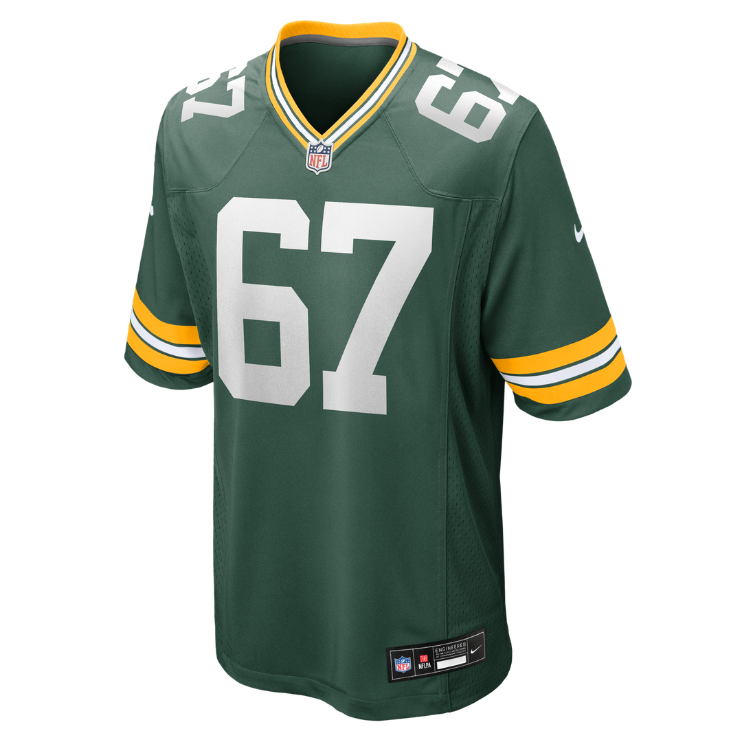 Men's Green Bay Packers Donovan Jennings Nike  Green Team Game Jersey