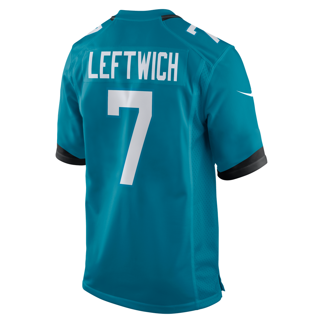 Men's Jacksonville Jaguars Byron Leftwich Nike Teal Retired Player Game Jersey