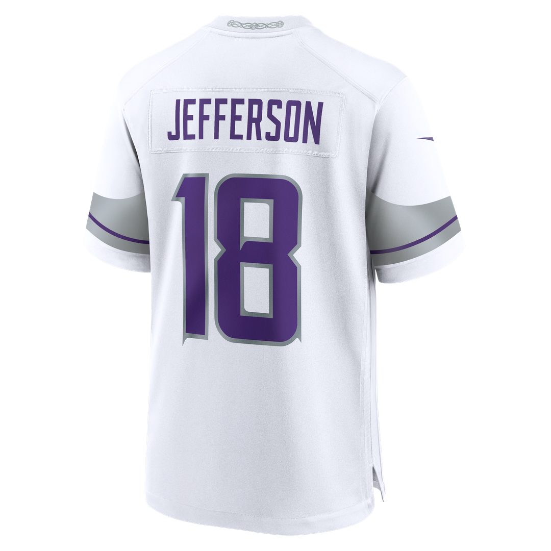 Men's Minnesota Vikings Justin Jefferson Nike Purple Classic Player Game Jersey