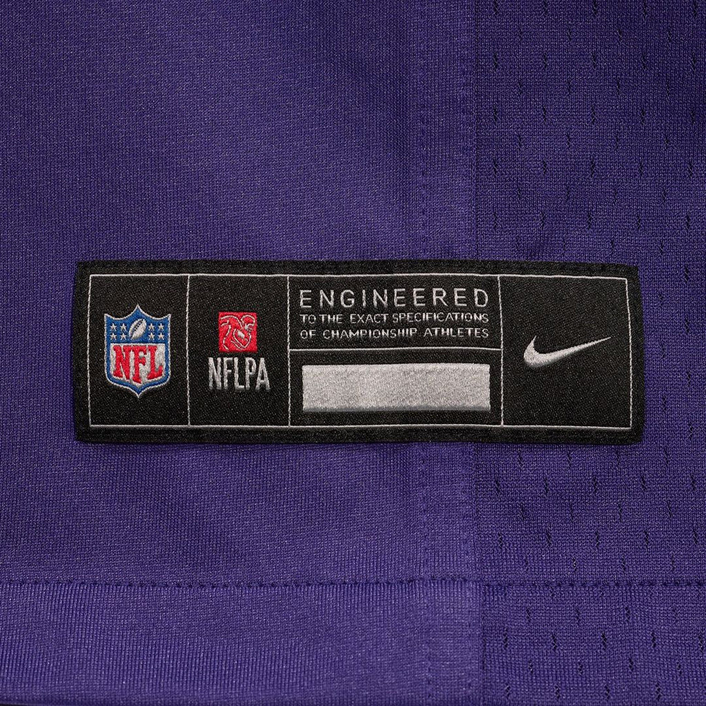 Men's Baltimore Ravens Number 1 Dad Nike Purple Game Jersey