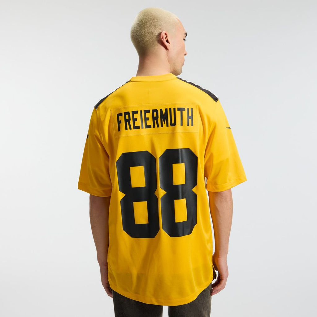 Men's Pittsburgh Steelers Pat Freiermuth Nike Gold Alternate 1933 Throwback Game Jersey