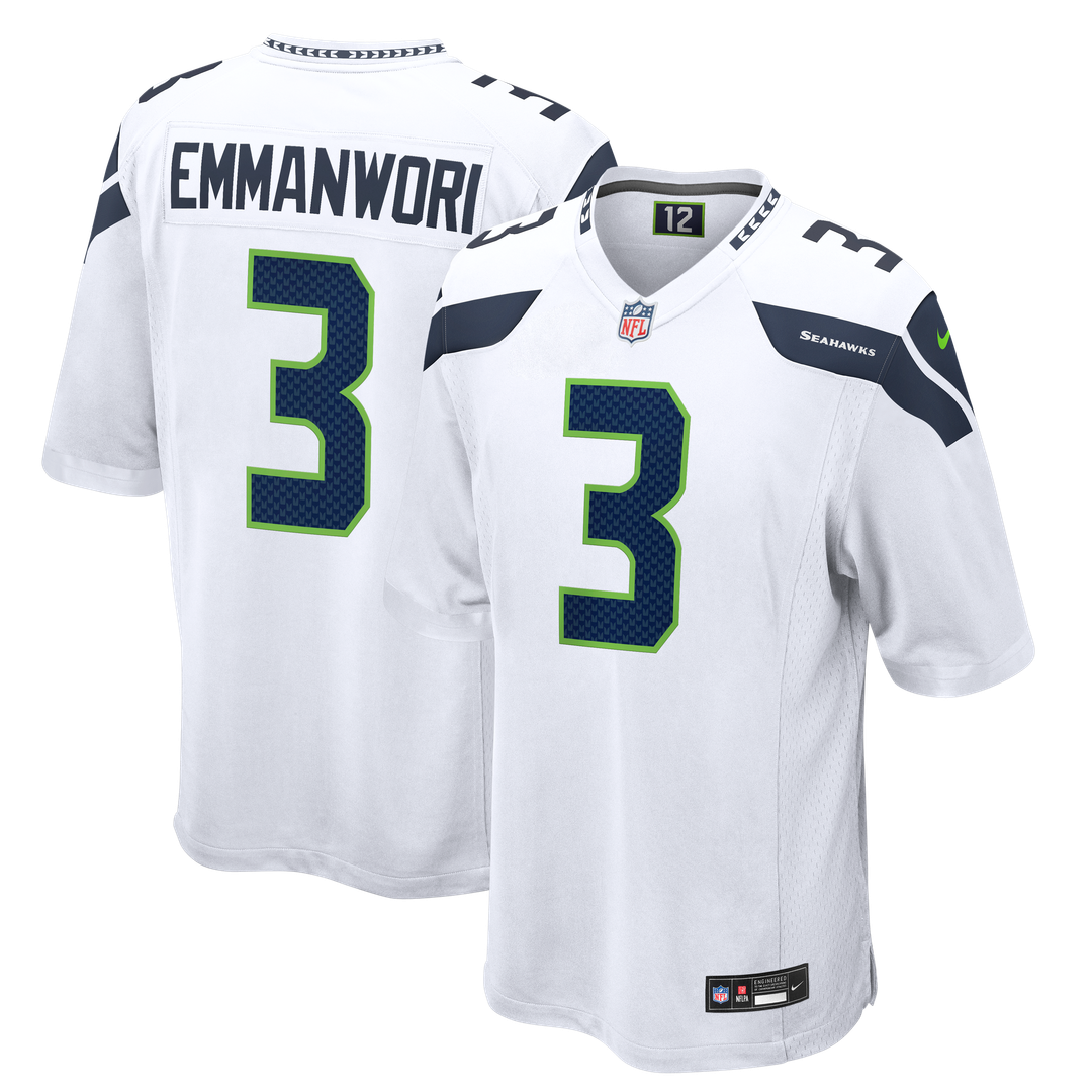 Men's Seattle Seahawks Nick Emmanwori Nike  College Navy Team Game Jersey