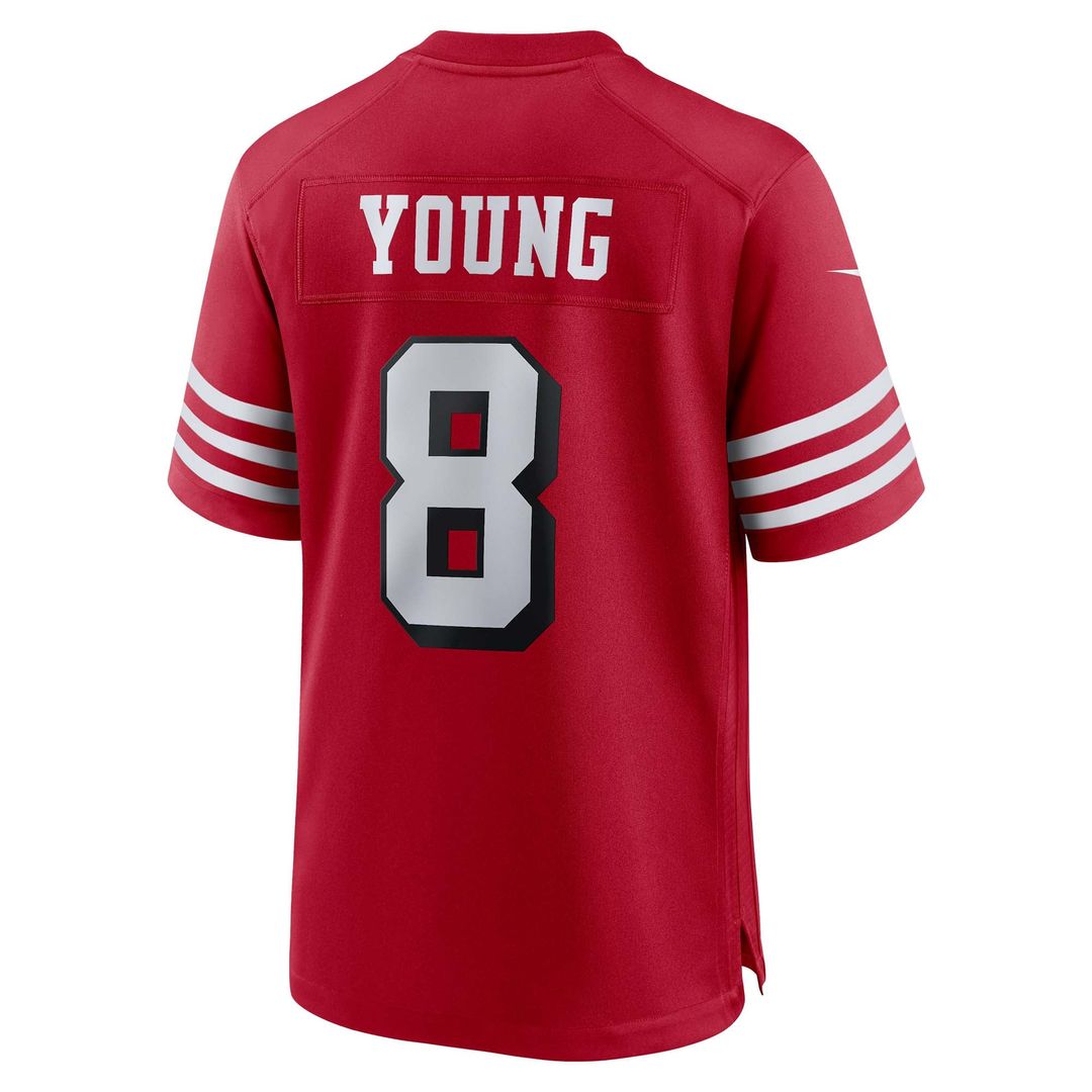 Men's San Francisco 49ers Steve Young Nike Scarlet Retired Player Alternate Game Jersey